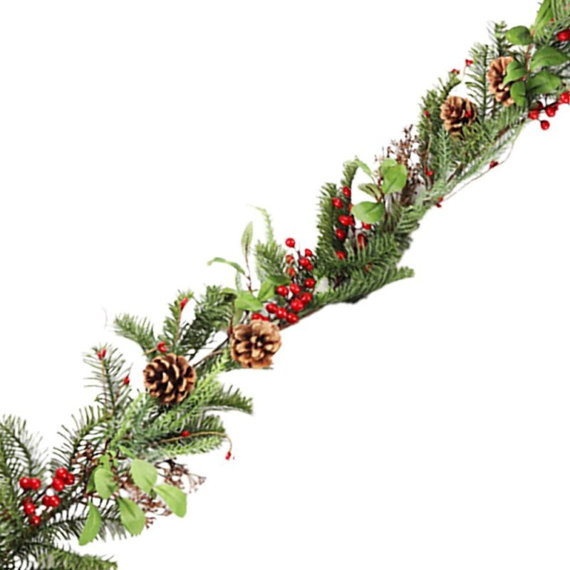 Pine Cone &amp; Red Berry Garland, 5ft/60"