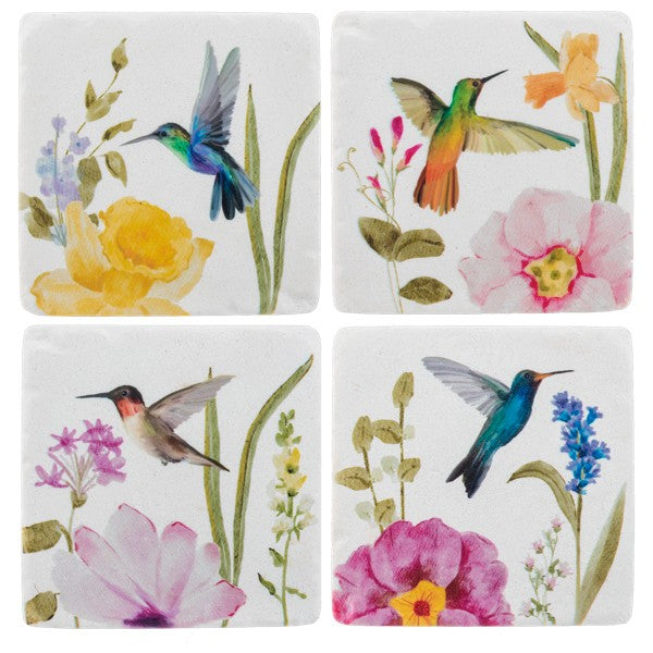 Hummingbird Coasters, Set of 4