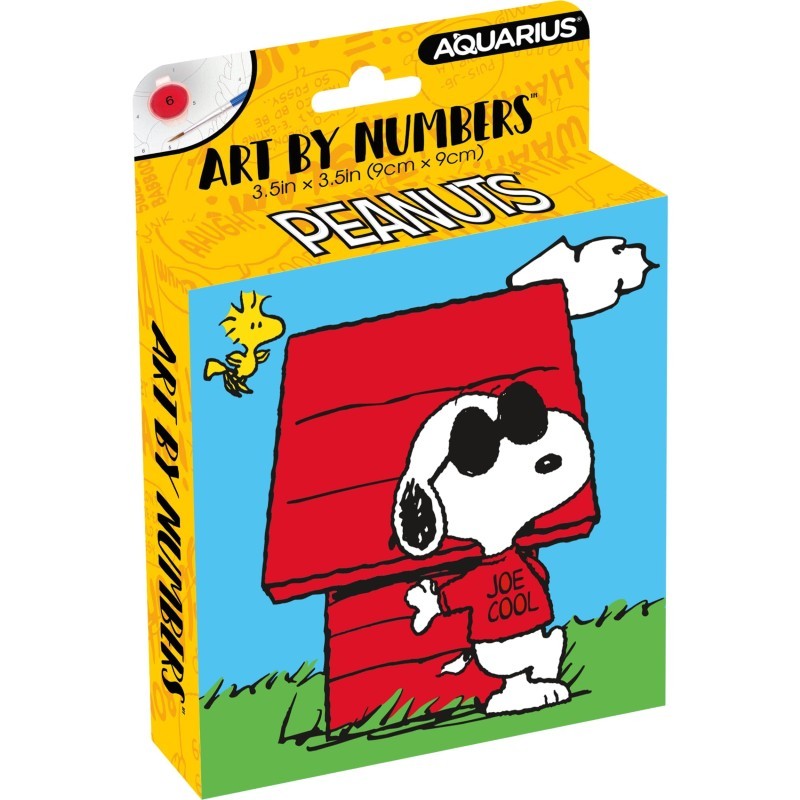 Peanuts Snoopy Micro Art by Numbers (3.5" x 3.5")