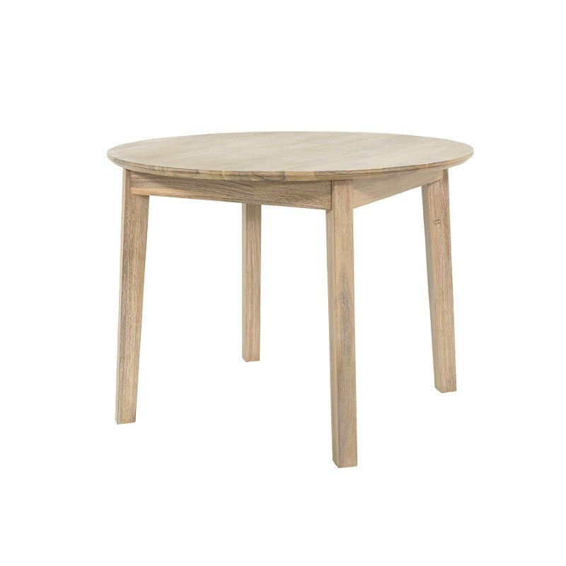 Gia 40" Round Dining Table - Light Driftwood