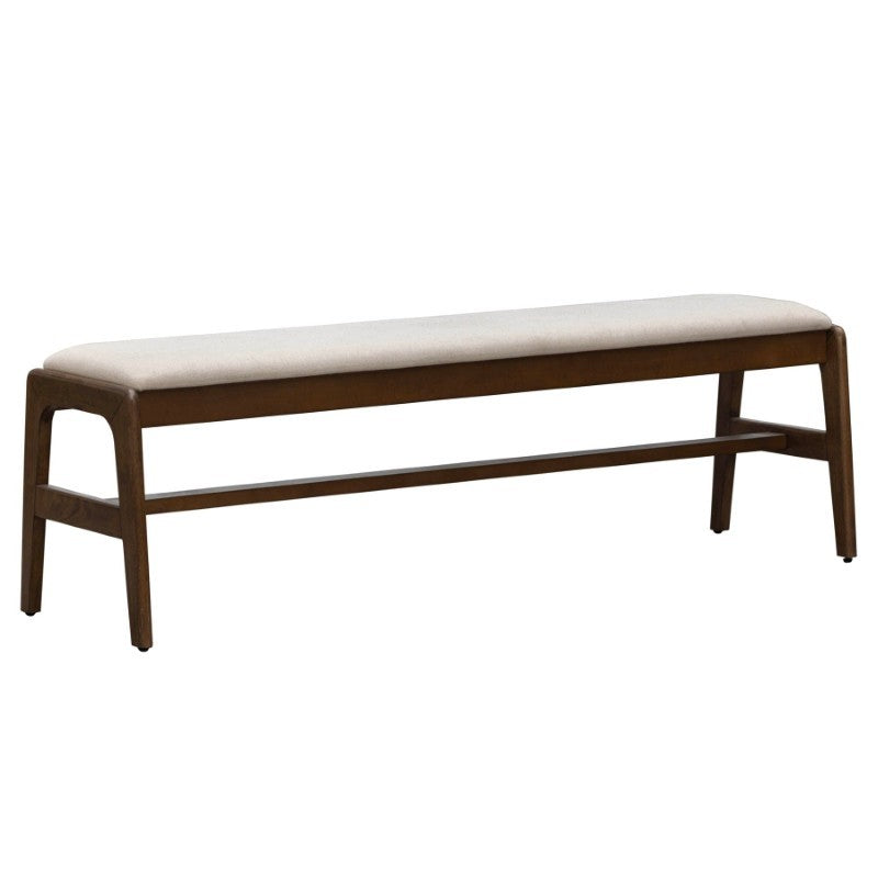 Remix Upholstered Bench - Cream