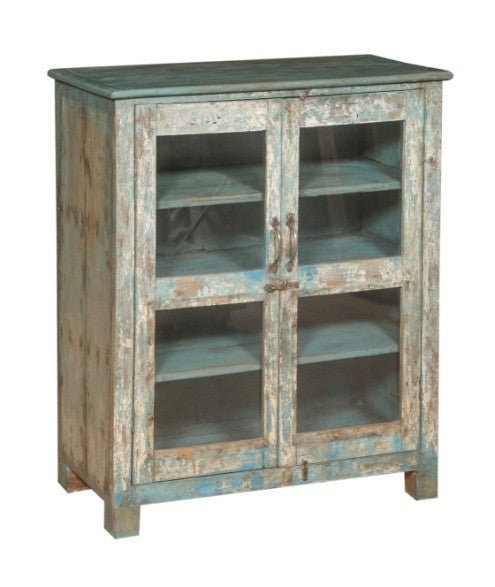 Upcycled Wood Cabinet | 42.2"H | Nicole