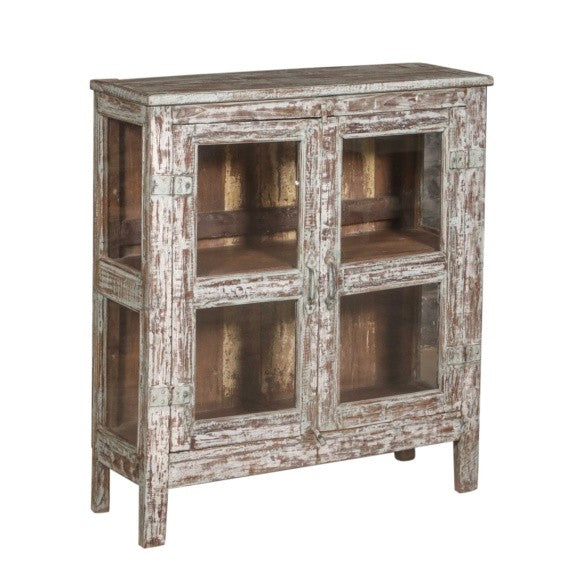 Upcycled Wood Cabinet | 37.1"H | Nina