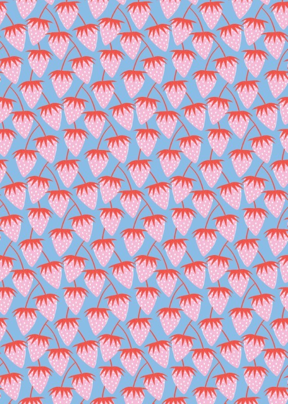 Strawberries Wrapping Paper
