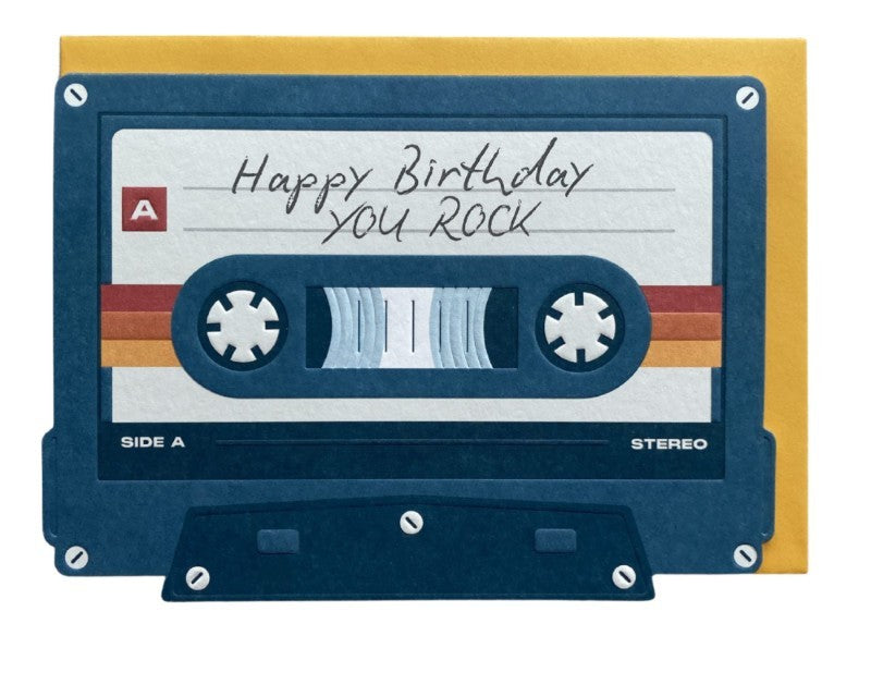 Cassette Birthday Card
