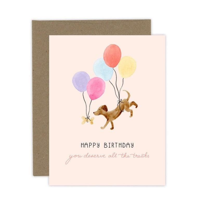 Treats On Your Birthday Card