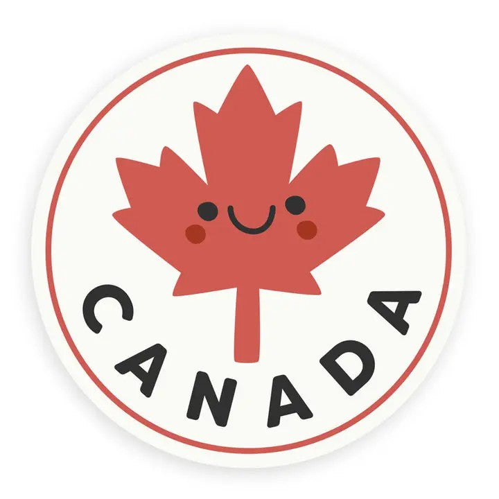 Cute Canada Maple Leaf Sticker