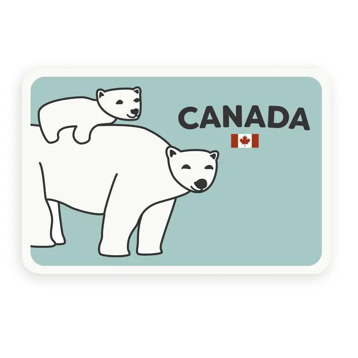 Canada Polar Bears Sticker