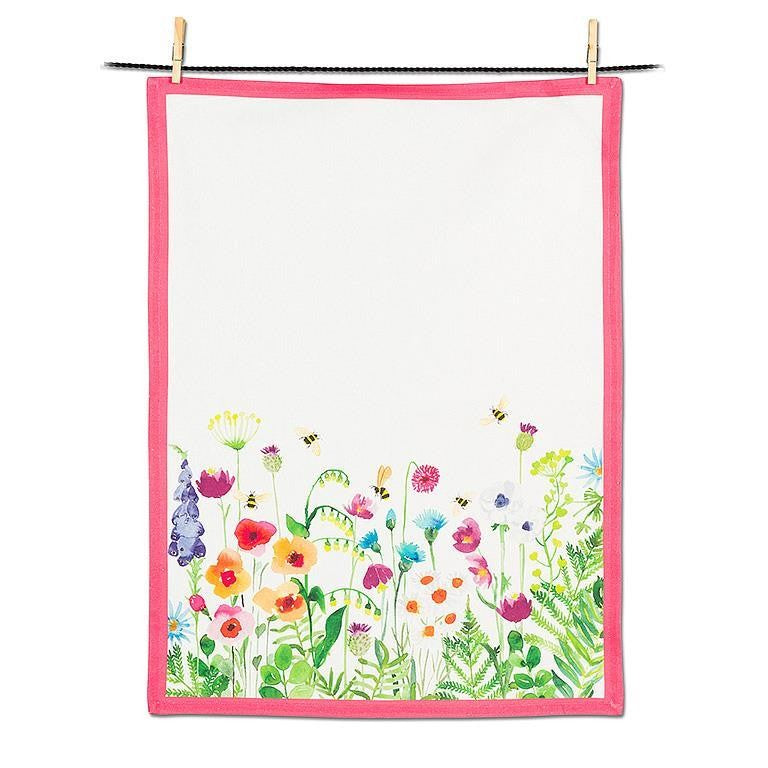Bee Garden Tea Towel