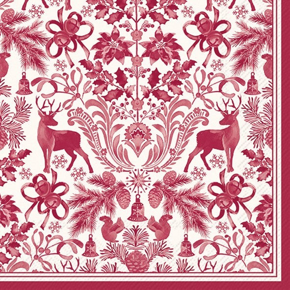 Brimsley Red - Paper Napkins - Pack/20