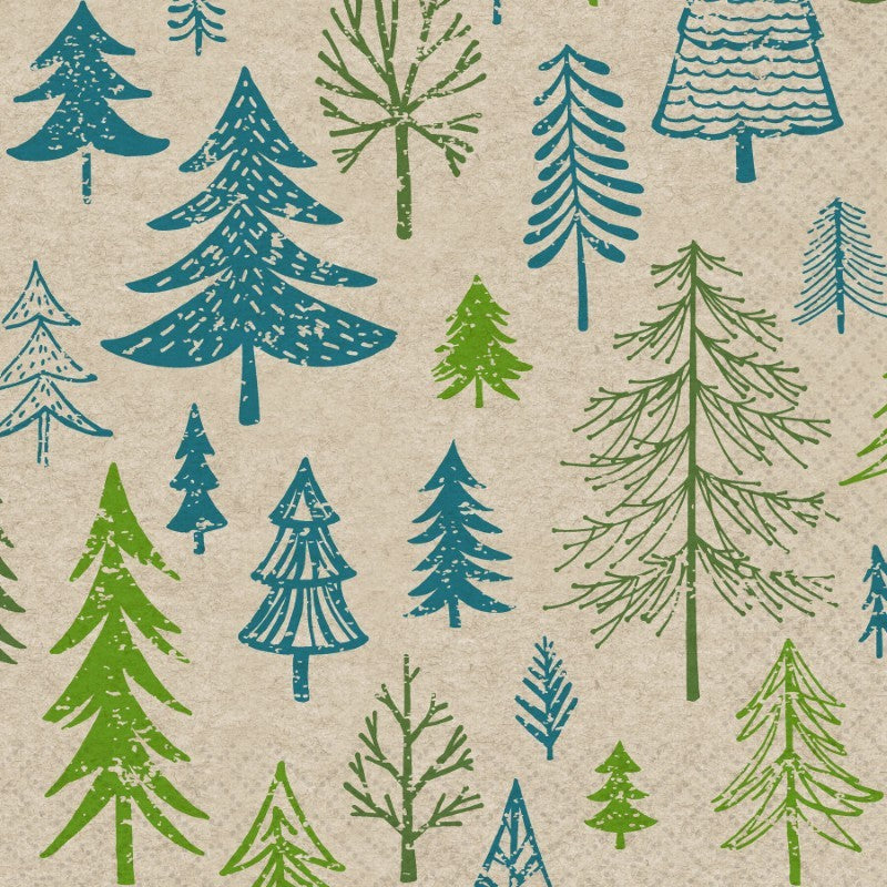 Into The Woods - Luncheon Paper Napkins - Pack/20