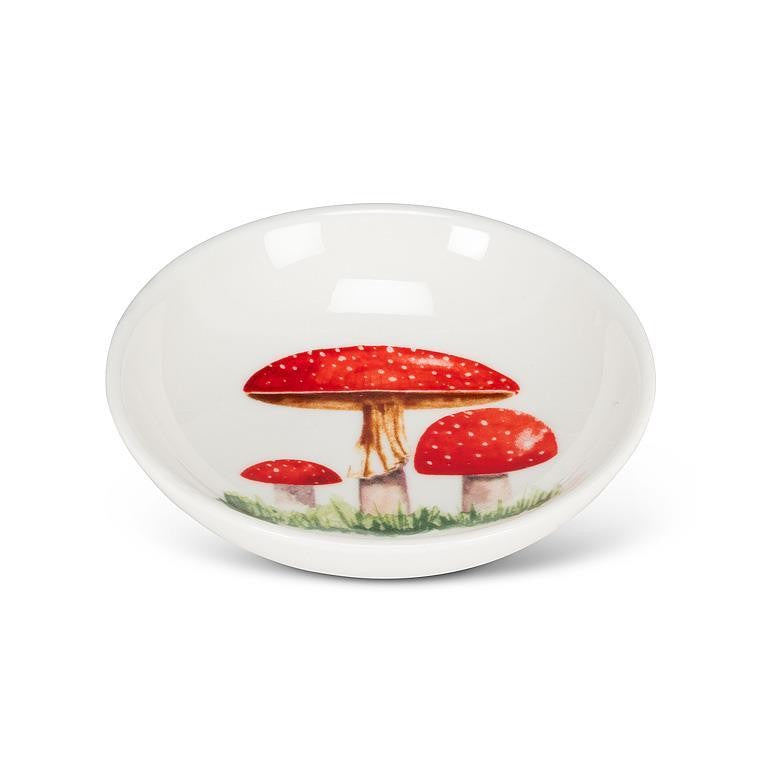 Small 3" Dish with Mushrooms