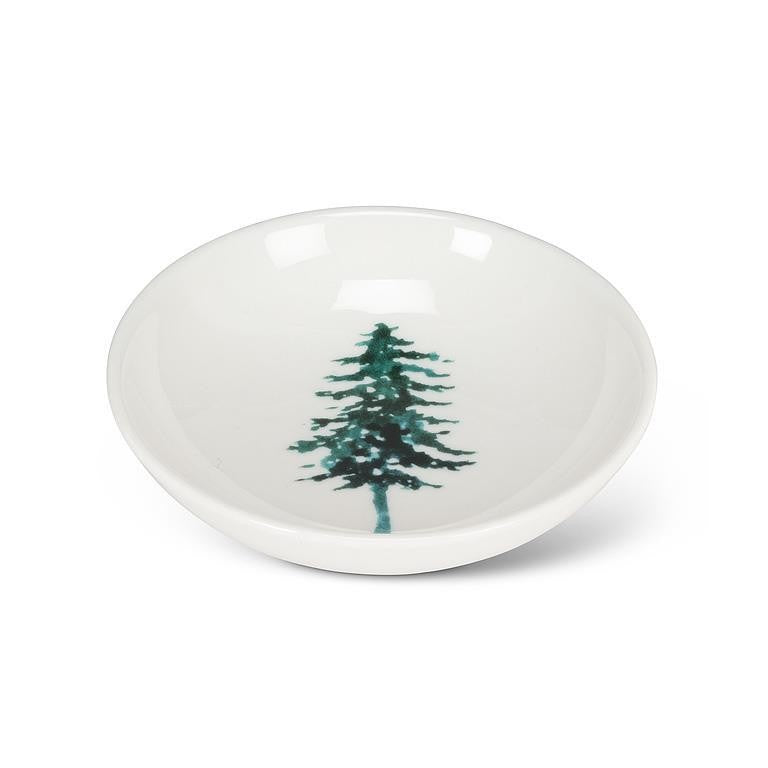Small 3" Dish with Pine Tree