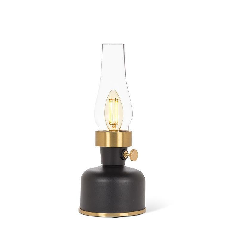 Lantern LED Lamp with Chimney, 9"H