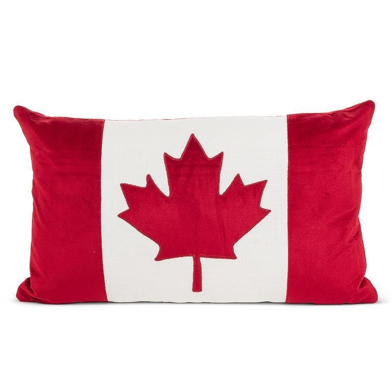 Canada Flag Pillow, 12" x 20"L