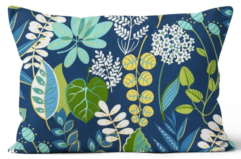 Windcrest Navy Rectangular Outdoor Cushion