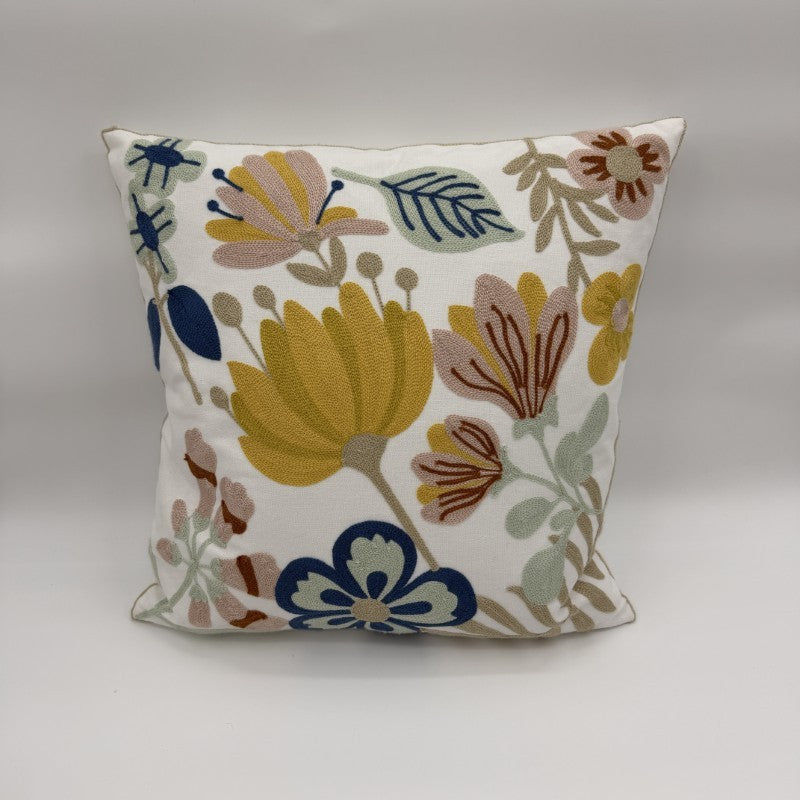 Floral Toss Cushion, 18"Sq