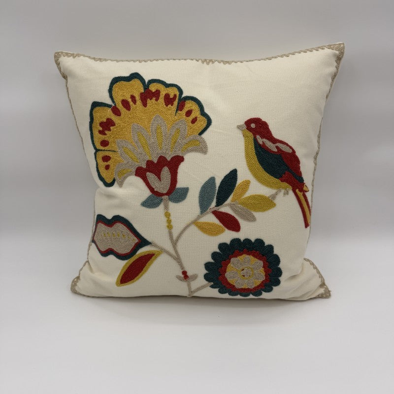 Floral Toss Cushion, 18"Sq