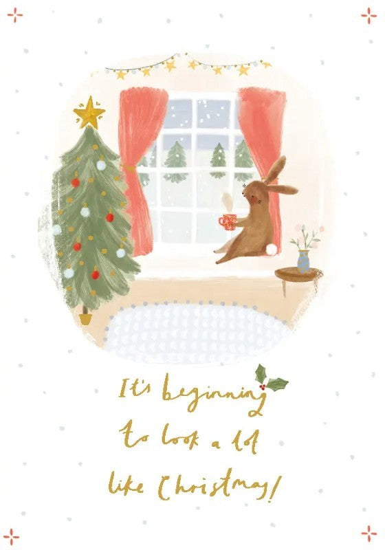 Beginning To Look A Lot Like Christmas Card