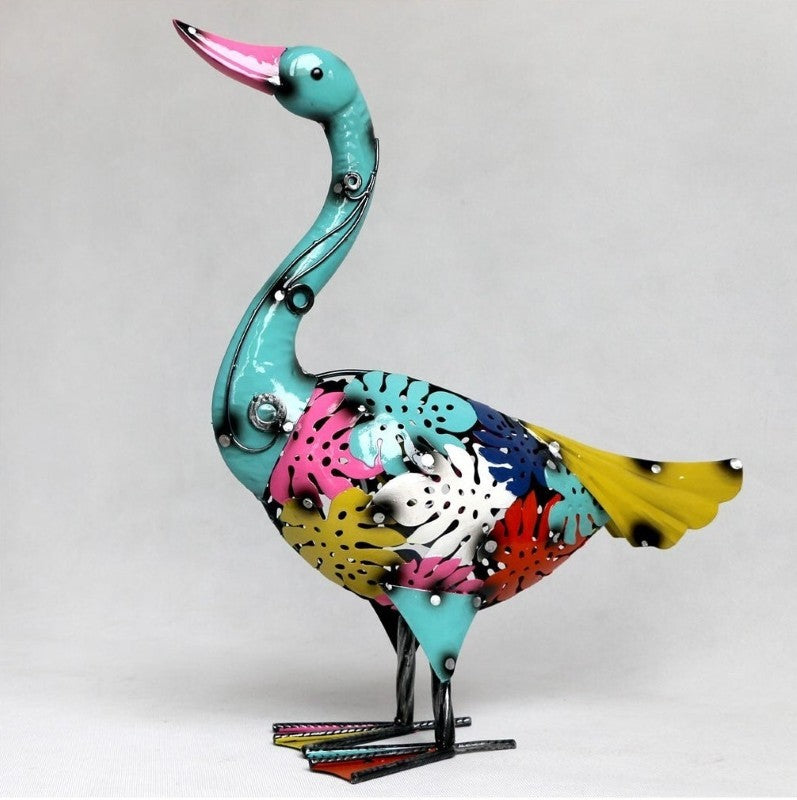 Artsy Metal Goose, 18"H