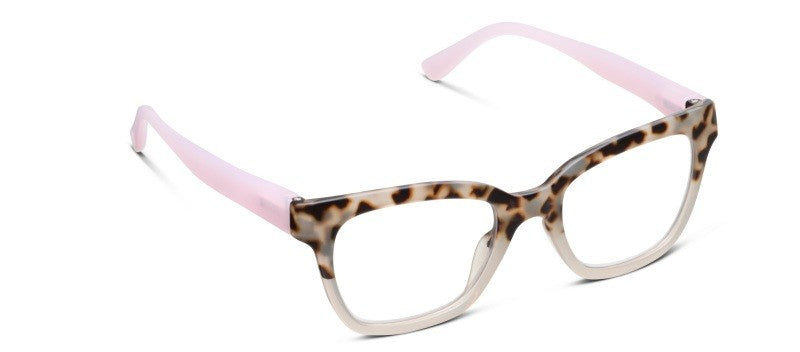 Zoey Chai Tortoise/Pink — Blue Light Reading Glasses