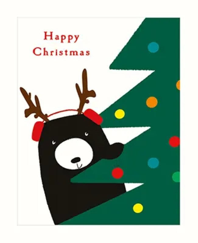 Christmas Tree Bear Card