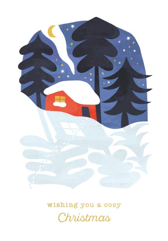 Cosy Cottage Christmas Card
