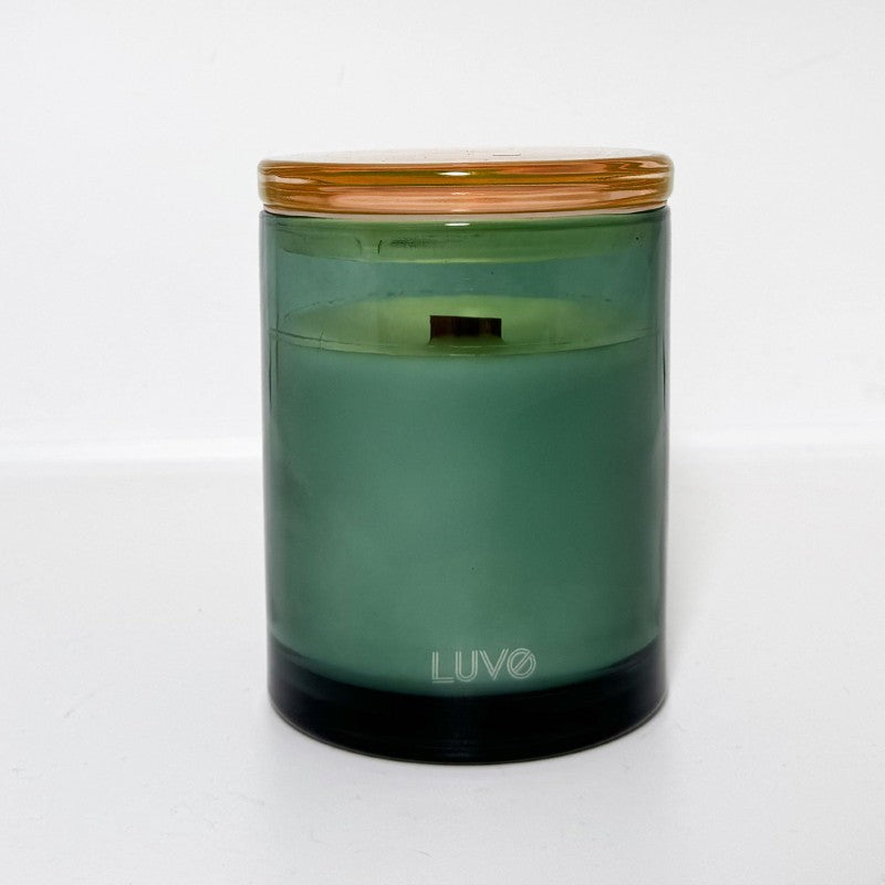 Mandarin & Resin Wooden Wick Candle - 270g