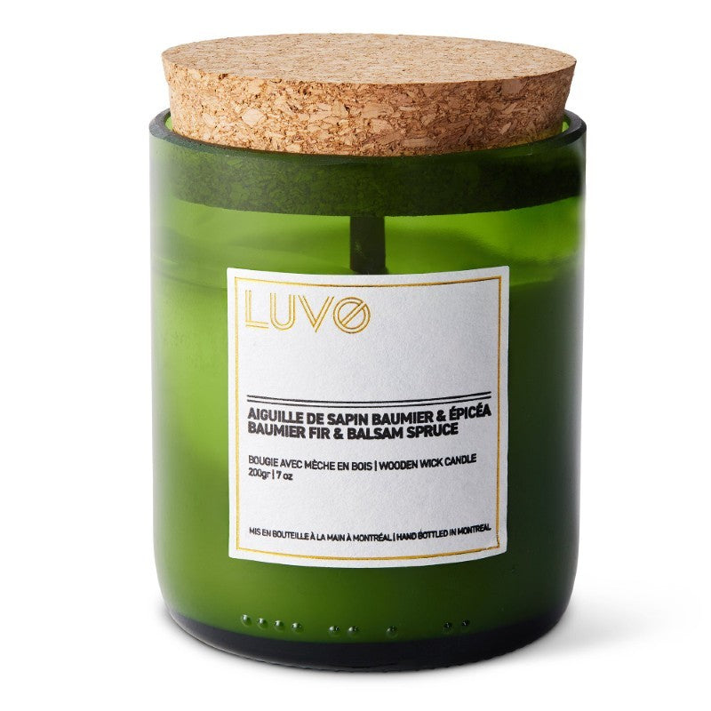 Baumier Fir & Balsam Spruce Wooden Wick Candle - 200g