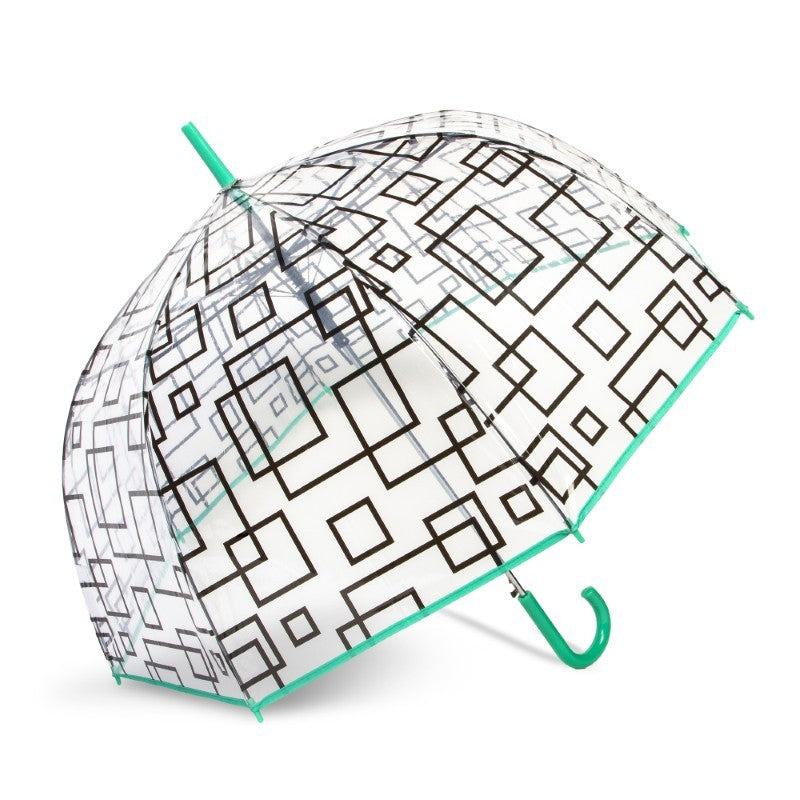 Rain Essentials Auto Open Bubble Umbrella - Cubic