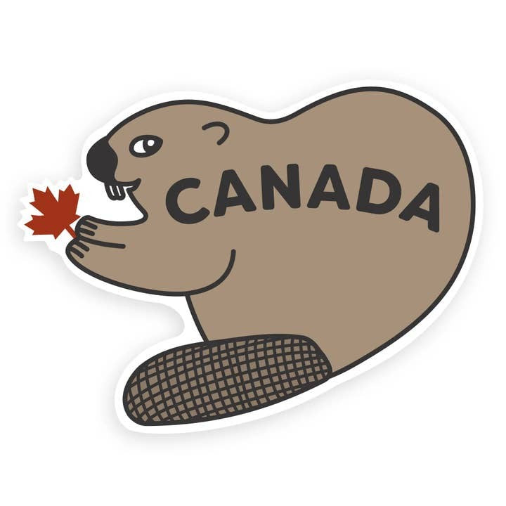 Canada Beaver Sticker
