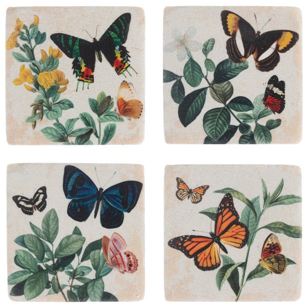 Butterfly Coasters, Set of 4