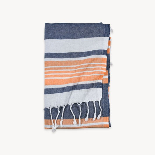 Pokoloko St Lawrence Turkish Towel - Denim Glow