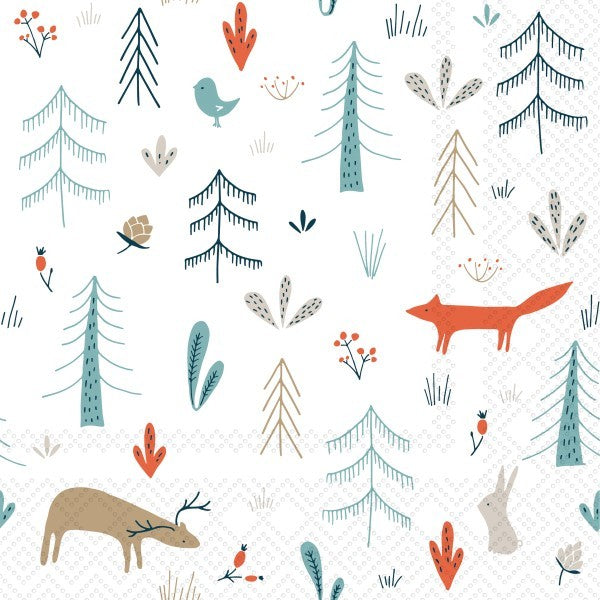 Forest Animals - Paper Napkins - Pack/20