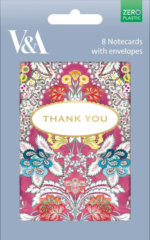 Social Roccoco Thank You Notecards - Set of 8