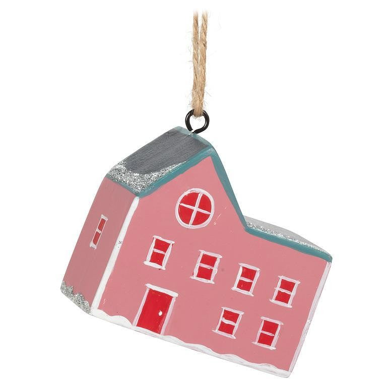 Pink Fogo House Ornament