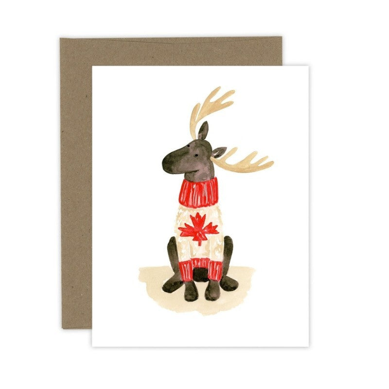 Canadian Moose Greeting Card