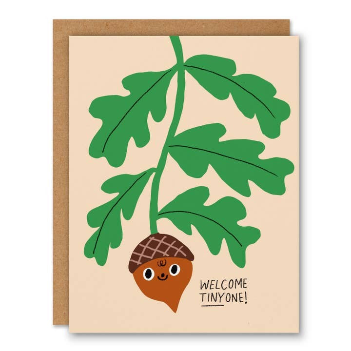 Acorn New Baby Card
