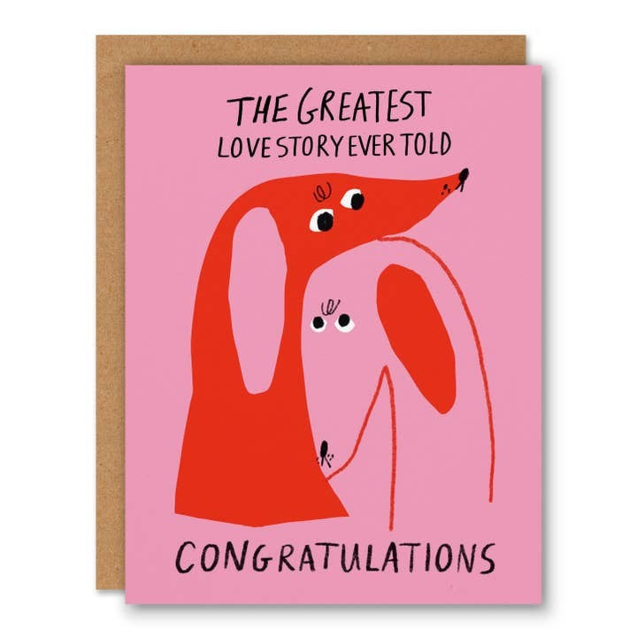 Greatest Love Story Wedding Card