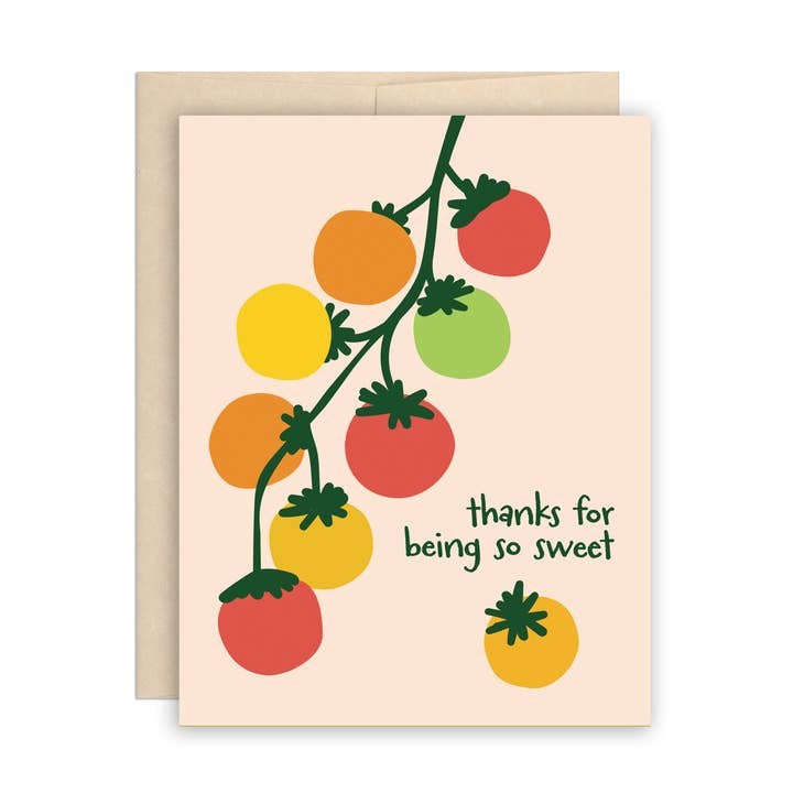 Cherry Tomatoes Thank You Card