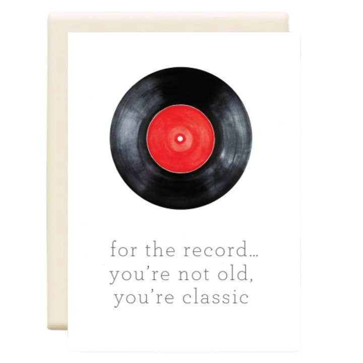 Record Birthday Card