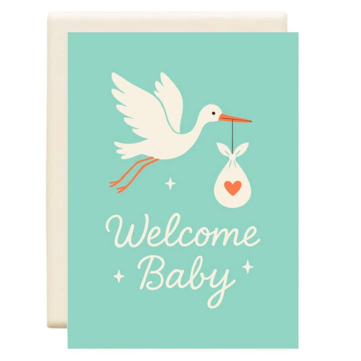 Stork New Baby Card