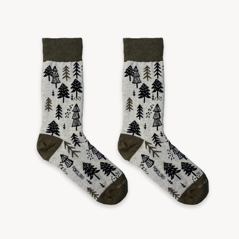 Forest Pima Cotton Socks