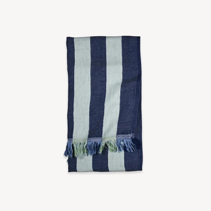 Pokoloko Monica Stripe Towel - Lime Juice