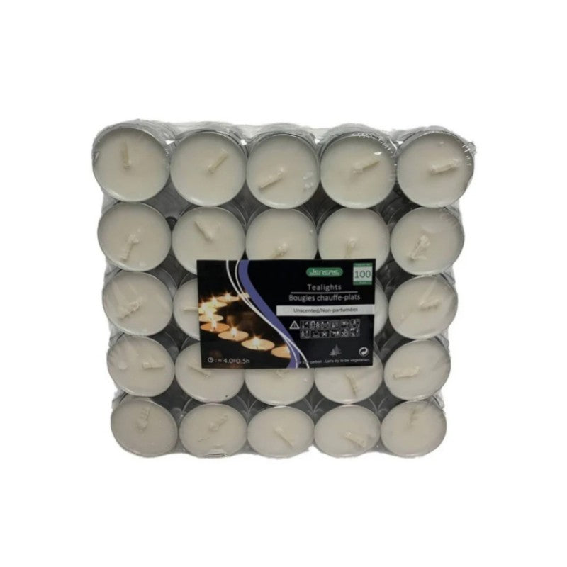 White Tealight 100ct