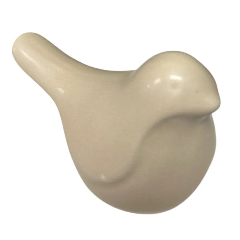 Beige Ceramic Bird