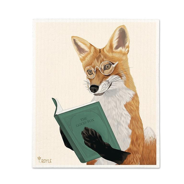 Reading Fox Swedish Dishcloth, Single