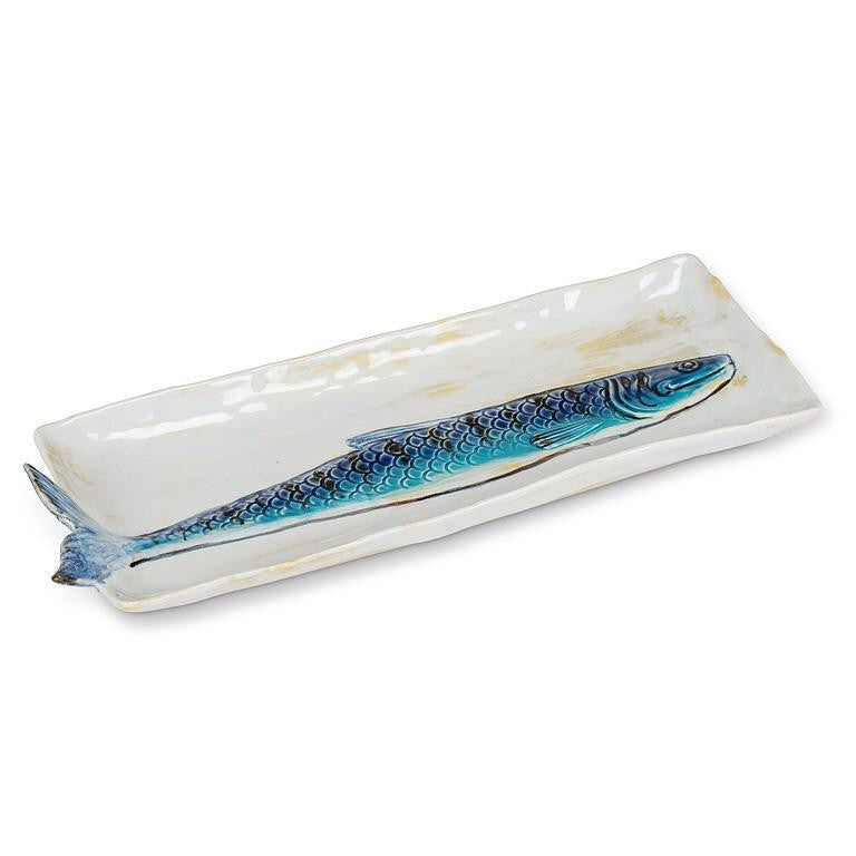 Long Slim Fish Rectangle Plate, 5" x 14.5"L