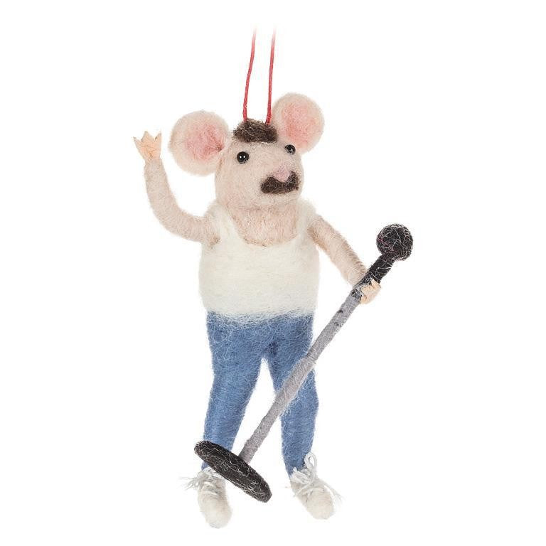 Rock Star Mouse Ornament