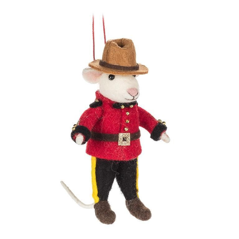 Mountie Mouse Ornament